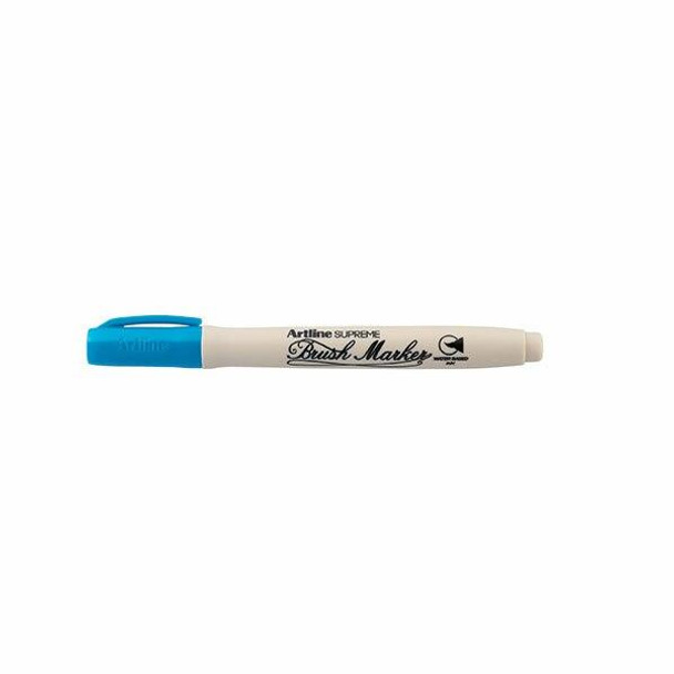 Artline Supreme Brush Marker Sky Blue BOX12 108133