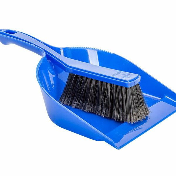 Cleanlink Dustpan and Brush Set Blue 12122