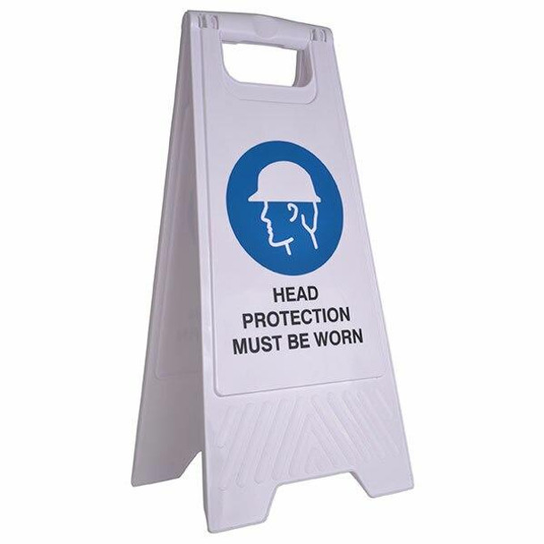 Cleanlink Safety Sign Head Protection White 12165