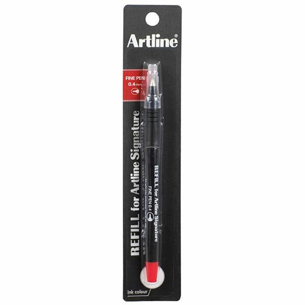 Artline Signature Fine Pen Refill Red X CARTON of 12 149002