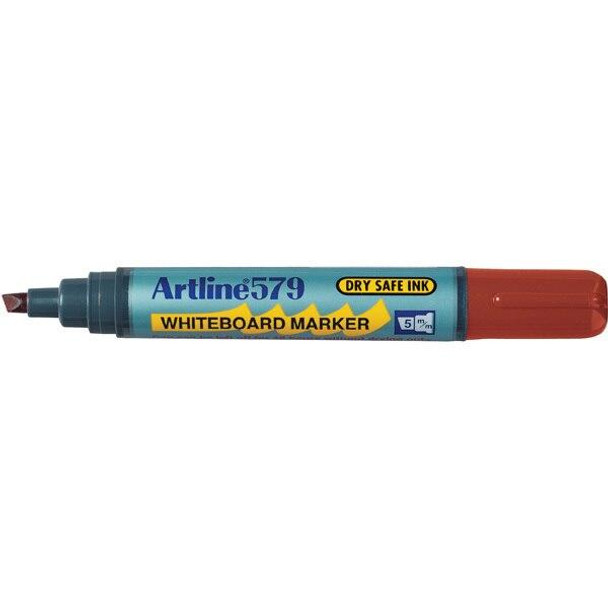 Artline 579 Whiteboard Marker 5mm Chisel Nib Brown BOX12 157908