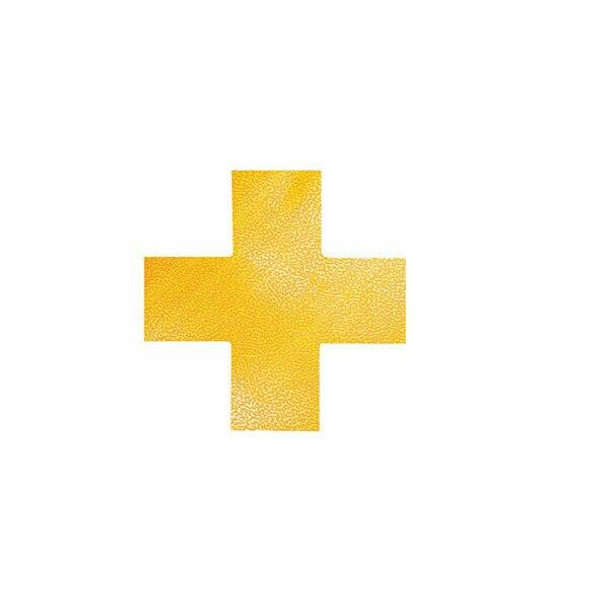 DURABLE Marking Shape Cross 10 Pack Yellow 170104