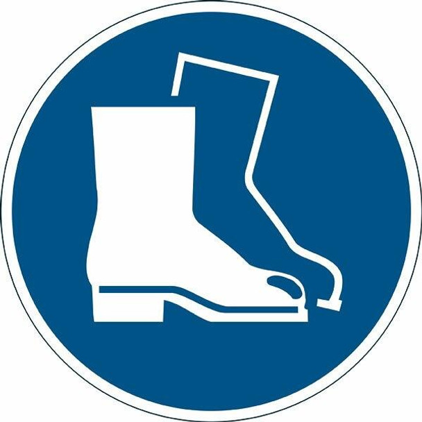 DURABLE Marking Sign Use Foot Protection Blue 173306