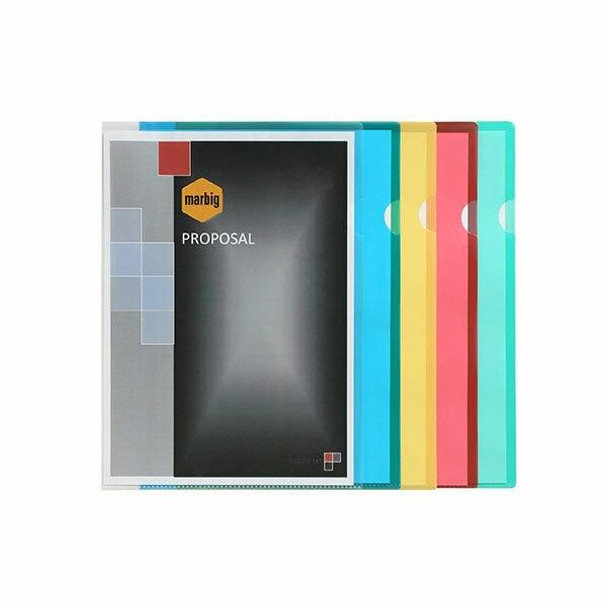 Marbig Letter File A4 Yellow X CARTON of 100 2004005