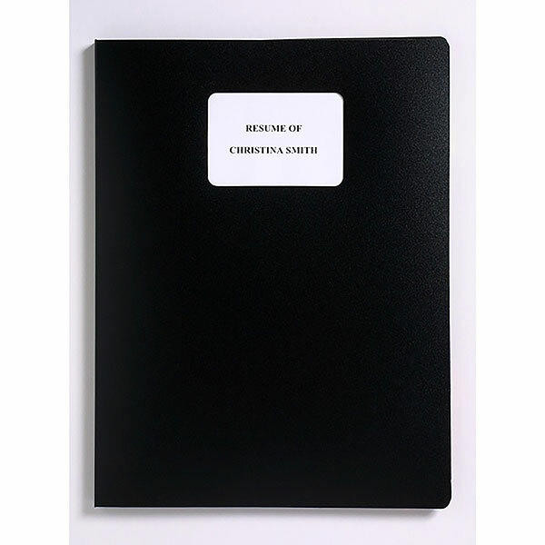 Marbig Resume File A4 Black X CARTON of 12 2007602