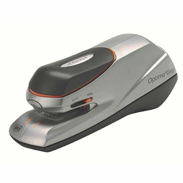 Rexel Stapler Electric Optima Grip Silver/Blk 2102348