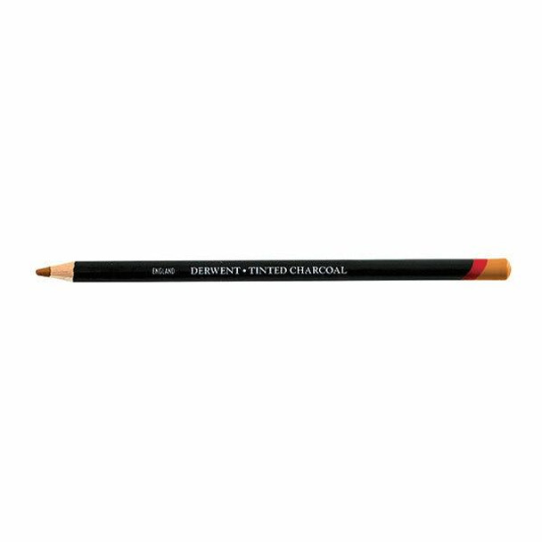 DERWENT Tinted Charcoal Pencil Burnt Orange Tc02 X CARTON of 6 2301666