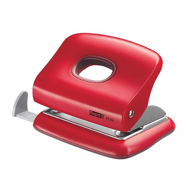 Rapid Punch 2 Hole 20 Sheet Fc20 Red Clamshell 23721802