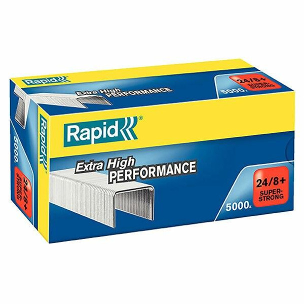 Rapid Staples 24/8mm Box5000 S/Strong 24860100