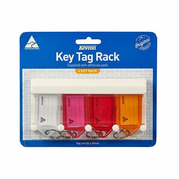 Kevron ID5 Keytags Racks 4 Tag Assorted 37749