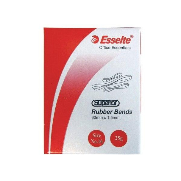 Esselte Superior Rubber Bands Size 16 X CARTON of 12 37783