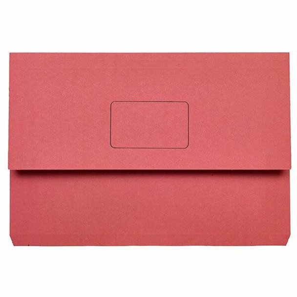 Marbig Slimpick Foolscap Document Wallet Red X CARTON of 50 4004003