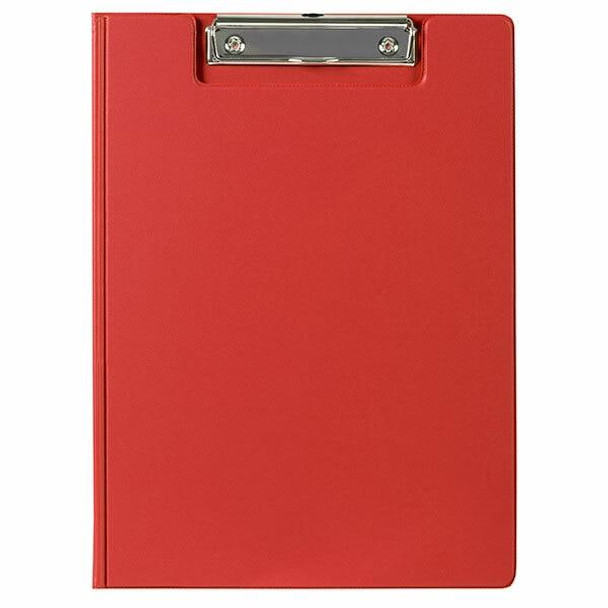 Marbig Clipfolder Pe A4 Red X CARTON of 20 4300003