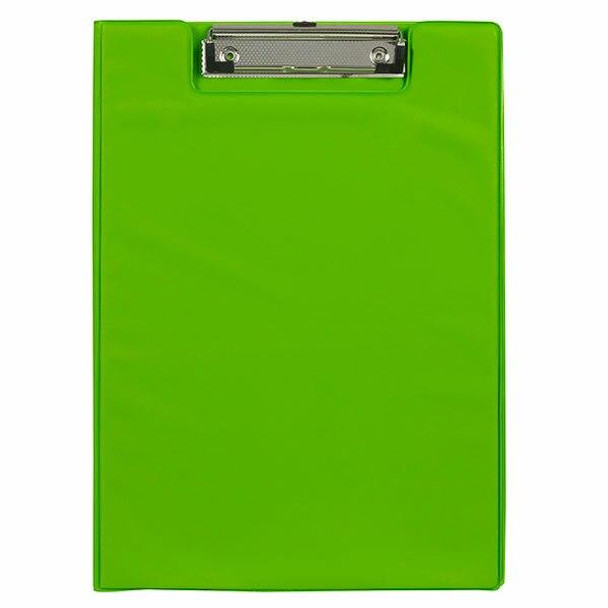 Marbig Clipfolder A4 Pe Lime X CARTON of 6 4300604A