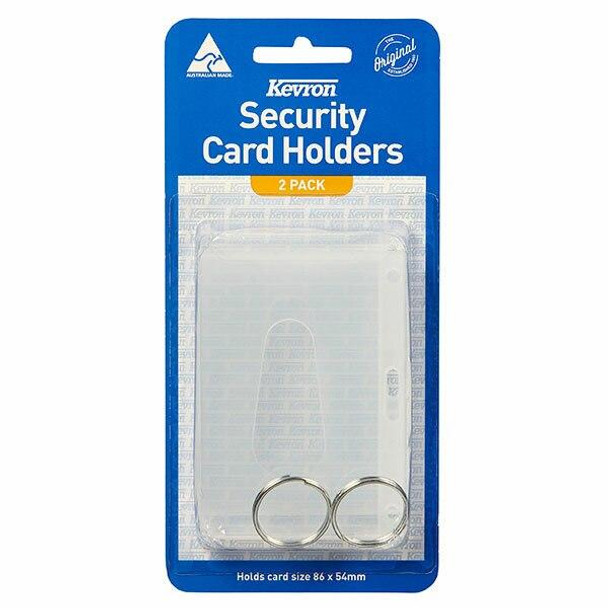 Kevron Security Card Holder Clear 45714