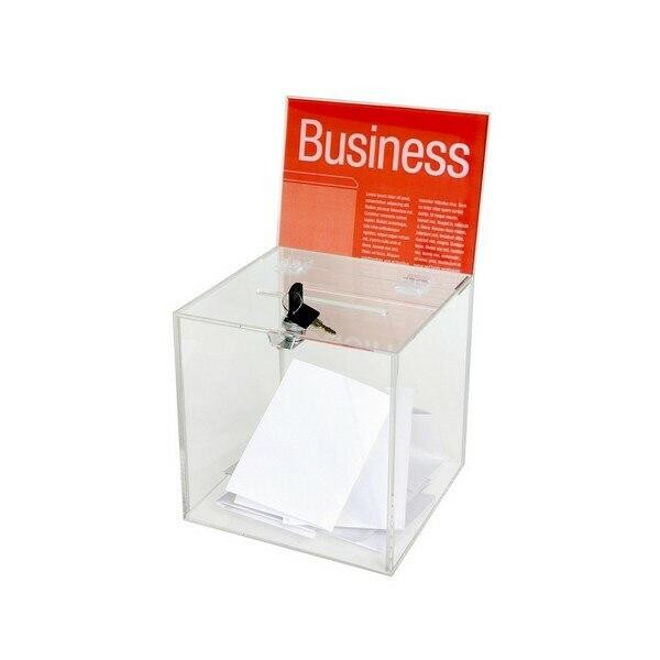 Esselte Ballot Box Small Clear 47587