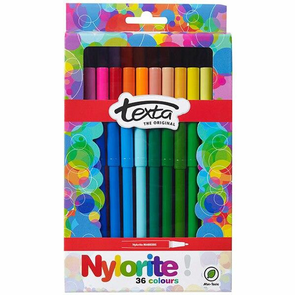 TEXTA Nylorite Colouring Marker Pack36 49874