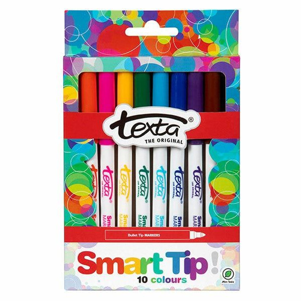 TEXTA Smarttip Colouring Marker Pack10 49878