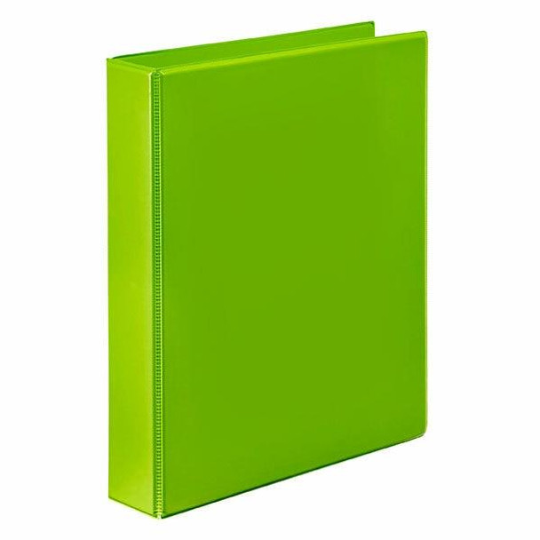 Marbig Clearview Insert Binder A4 25mm 2d Lime X CARTON of 20 5402004