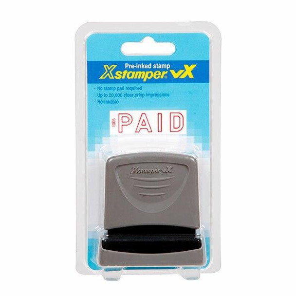 Xstamper Vx-B 1005 Paid Hangsell Red X CARTON of 6 57100562