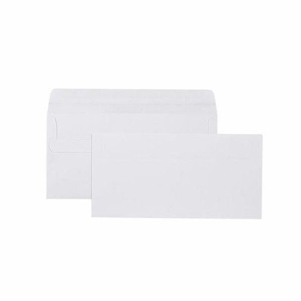 CUMBERLAND Self Seal Plain Envelope 80gsm Dl 110 X 220mm White Box500 603211
