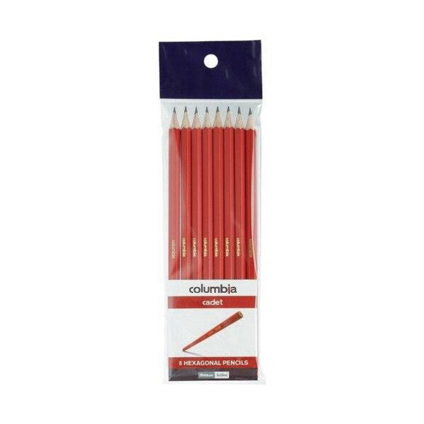 columbia Cadet Lead Pencil Hexagonal HB Pack8 61500CHB8