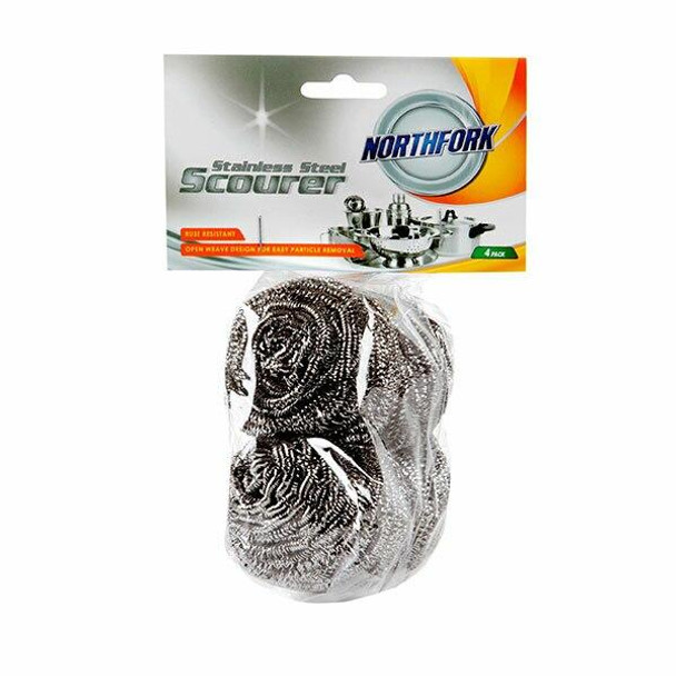 NORTHFORK Stainless Steel Scourer Pack4 X CARTON of 5 631354700