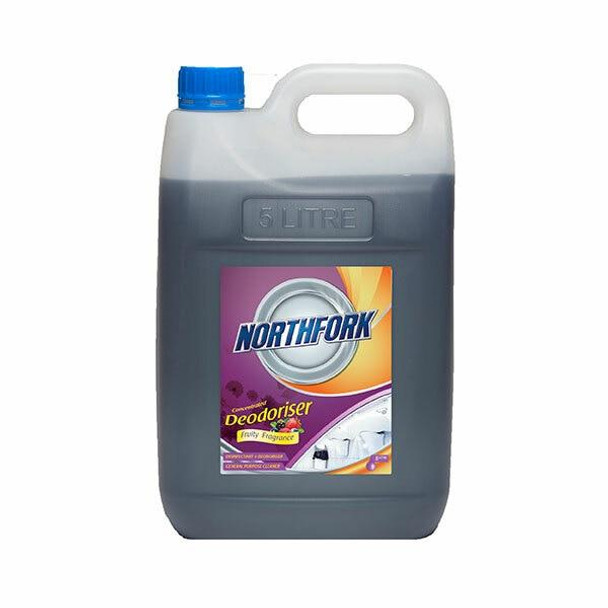 NORTHFORK Concentrated Deodoriser Fruity Fragrance 5 Litre X CARTON of 3 633020710