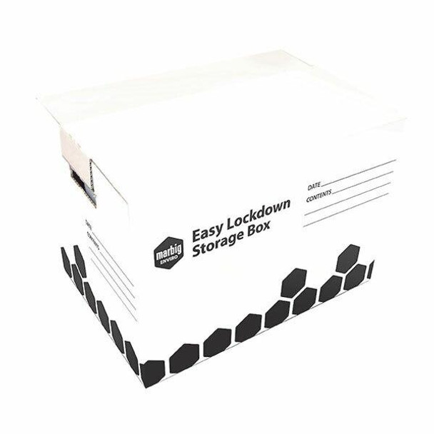 Marbig Storage Box Easy Lockdown X CARTON of 5 800503