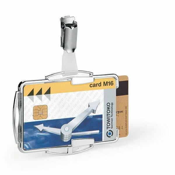 DURABLE Card Holder Rfid Secure Duo Silver Pack10 890223