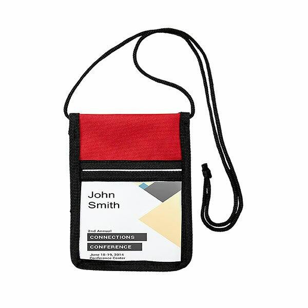Rexel Id Hanging Name Tag Holder Red X CARTON of 12 9006603