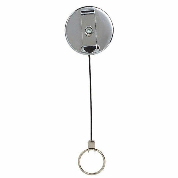 Rexel Id Retractable Metal Key Holder Nylon Cord Hangsell X CARTON of 6 9810702