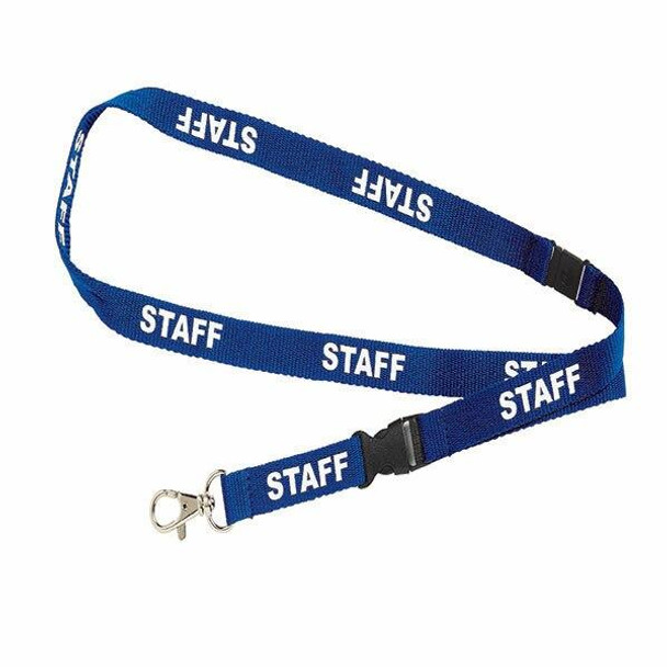 Rexel Id Pre-Printed Staff Lanyard 5Pack X CARTON of 5 9842001