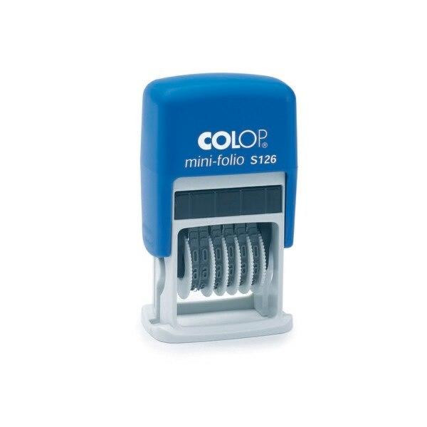 COLOP S126 Mini 6 Band Numberer 4mm Black 987130