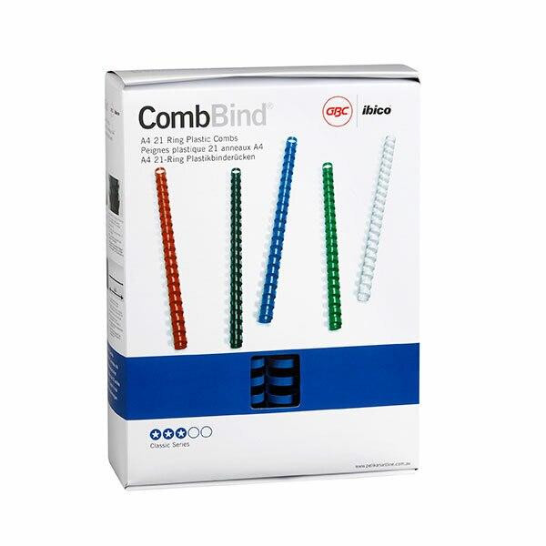 GBC Binding Comb 25mm Blue Pack50 BEP25BL50
