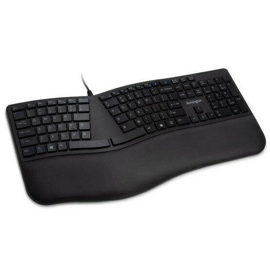 Kensington Wired Ergo Keyboard Black K75400US