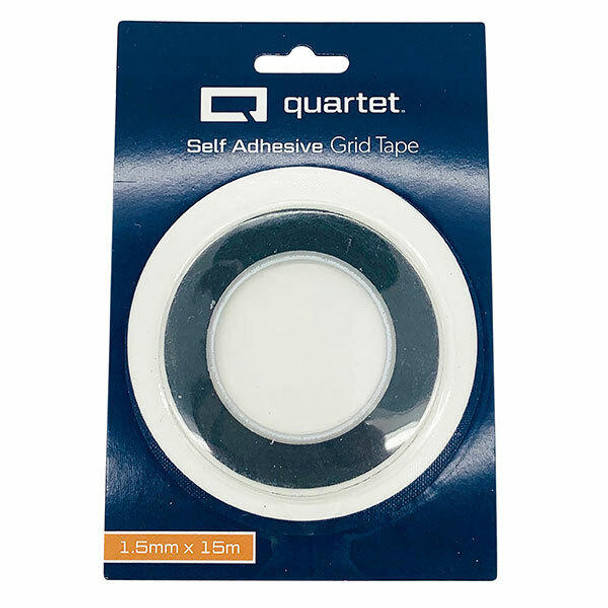 Quartet Geotape 1.5mm X 15m Black Crepe CARTON of 6 P73161