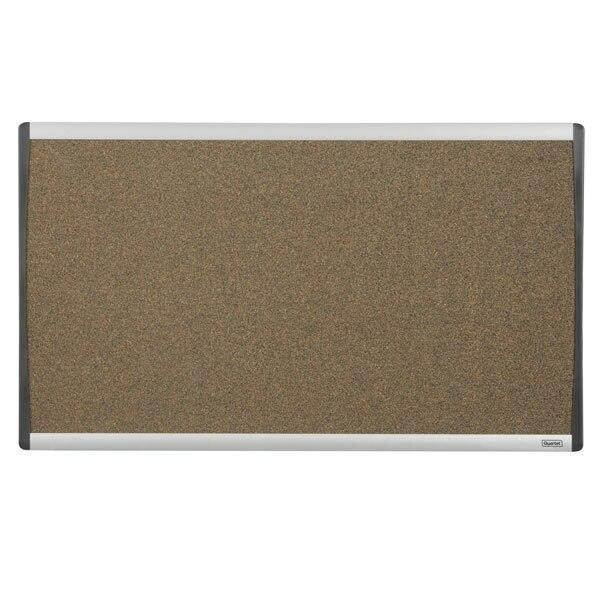 Quartet Corkboard Aluminium Arc Cubicle 460x760mm QTARCB3018