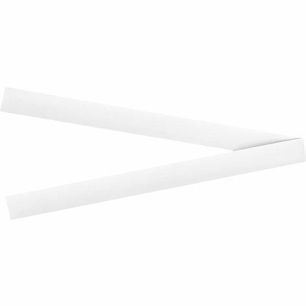 Quartet Magnet Strips 25x300mm White Pack2 QTMS300W