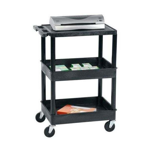 Tuffy Tub Trolley 1 Flat Shelf 2 Tubs QTWTT211