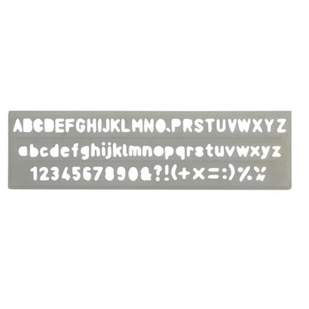 Celco Lettering Stencil 5mm 0168618