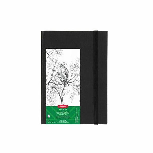 DERWENT Academy Casebound Visual Art Diary A5 Portrait 128 Pages X CARTON of 5 R31300F