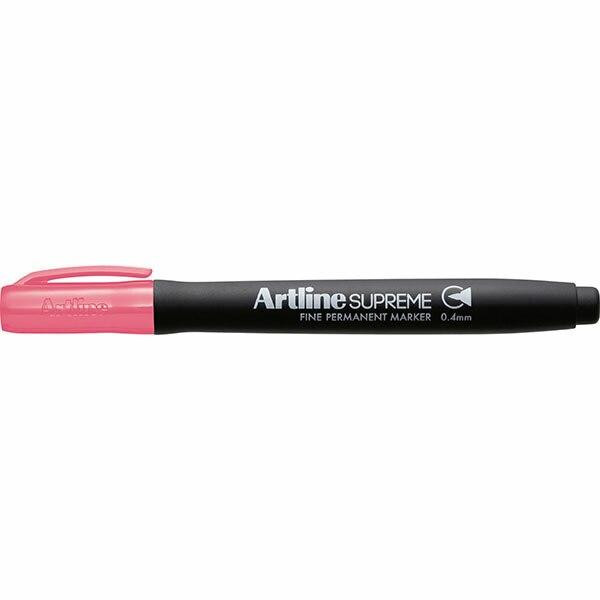 Artline Supreme Prm Marker 0.4mm Pink BOX12 107409