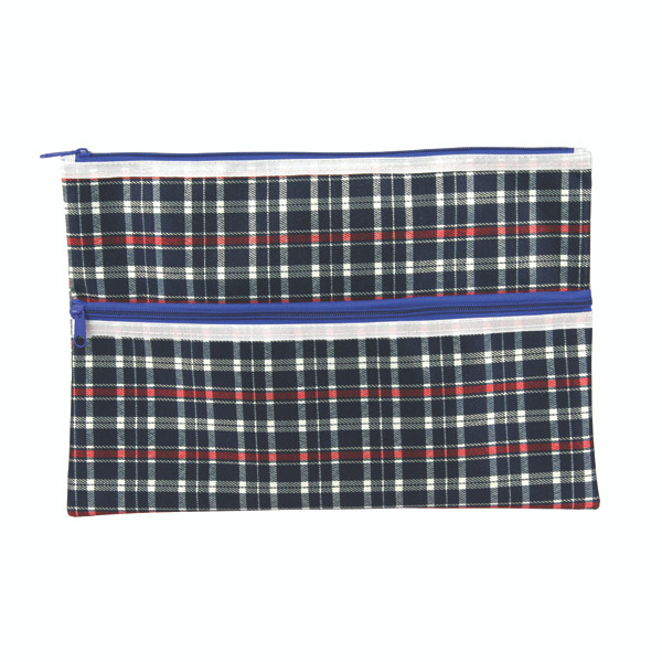 Celco Tartan Cases 375mm X 264mm 2 Zip Carton of 10 : 0398940