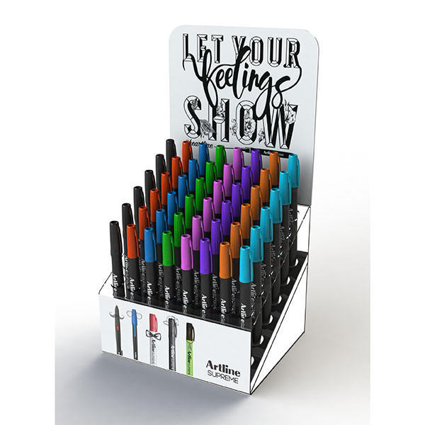 Artline Supreme Whiteboard Marker Counter Display 105191PACK