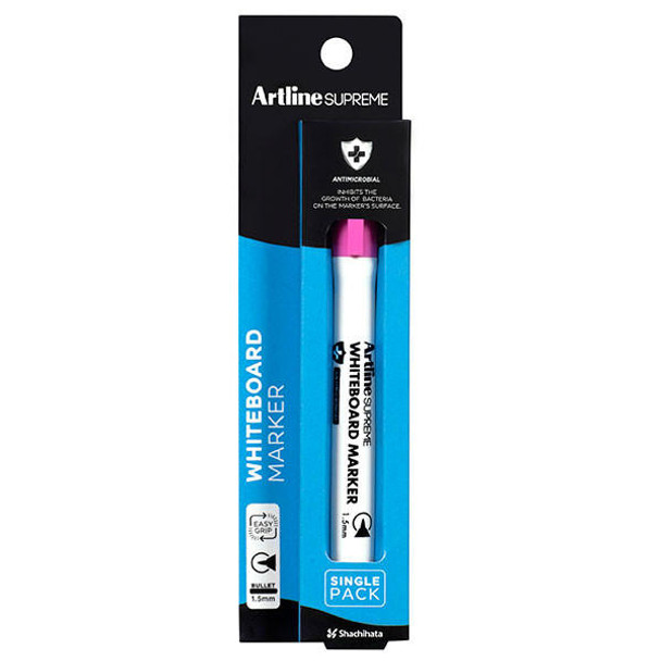 Artline Supreme Whiteboard Marker Pink X CARTON of 6 105109S