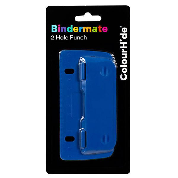 Colourhide Bindermate Hole Punch 2 Classic Blue X Carton of 6 : 9753131J 
