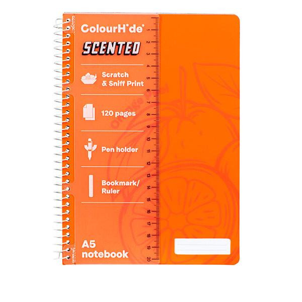 Colourhide Scented Notebook A5 120page Orange X Carton of 10 : 1717606SC 