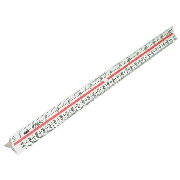 Helix Scale Rule Triangular 30cm 2212093