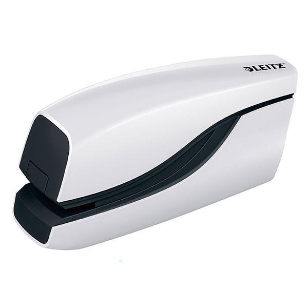 LEITZ Wow Stapler Battery Powered White 55661101